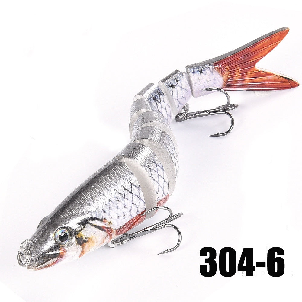 Fishing Lures Multi Jointed Swimbait Crankbait Slow Sinking Bionic Artificial Bait Freshwater Saltwater Trout Bass Fishing Accessories 20g 0.7oz/13.5cm 5.31inch, Trout Lure, Lifelike Bait, Crankbait Design, Precisioncrafted L