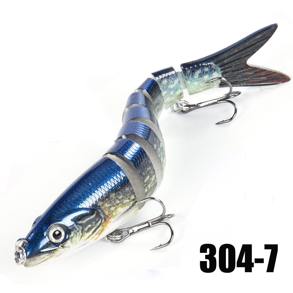 Fishing Lures Multi Jointed Swimbait Crankbait Slow Sinking Bionic Artificial Bait Freshwater Saltwater Trout Bass Fishing Accessories 20g 0.7oz/13.5cm 5.31inch, Trout Lure, Lifelike Bait, Crankbait Design, Precisioncrafted L