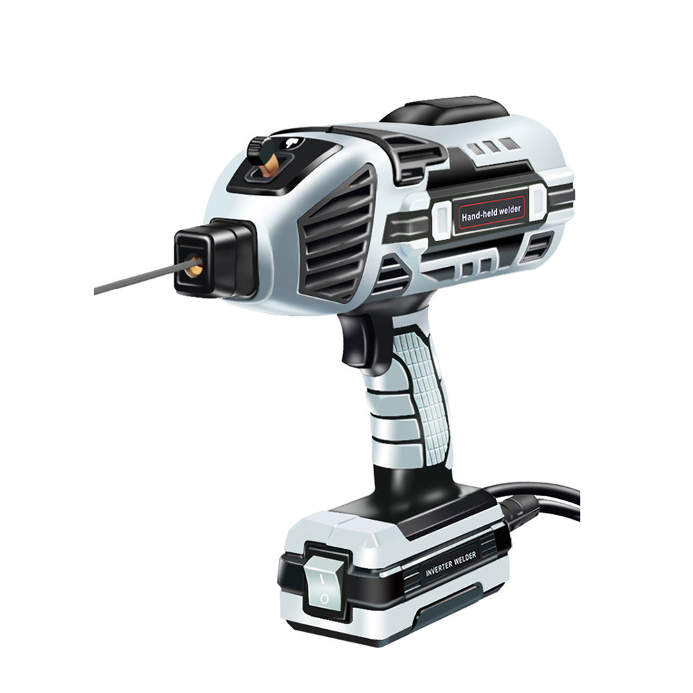4600W 高效能半自動焊接機 - 110V 手持式電弧焊接機，具有數位智慧電流推力，適合 2.5 毫米電極，專業用途便攜式焊接機