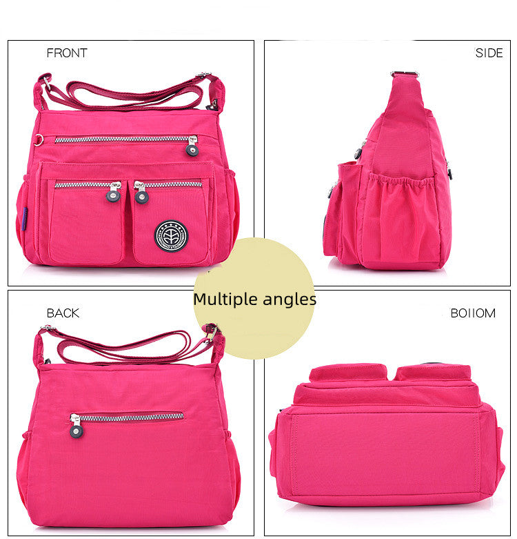 Women's Crossbody Bag Lightweight Nylon Fabric Fashionable and Active
