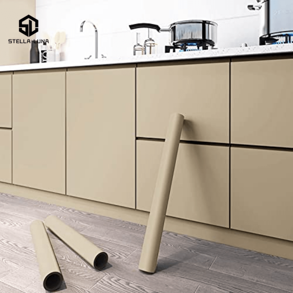 STELLALHUO Embossed Wallpaper, Easy to Apply, Waterproof