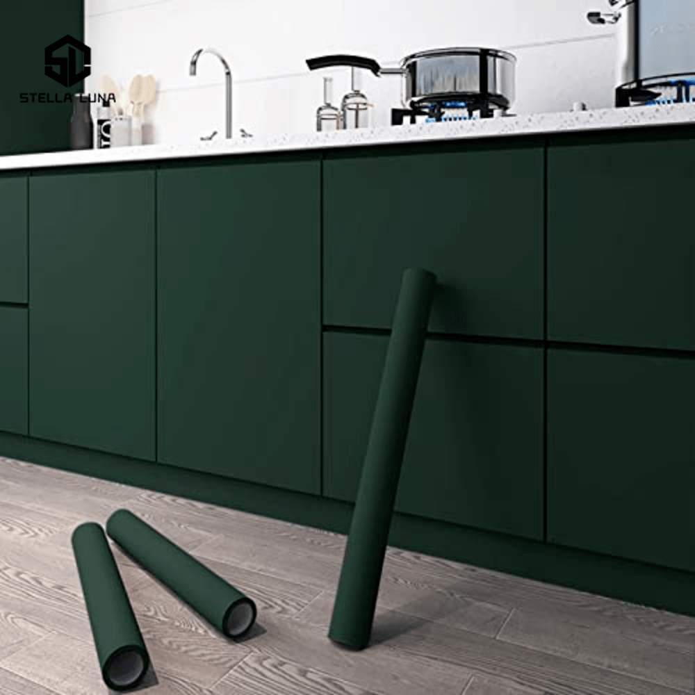 STELLALHUO Embossed Wallpaper, Easy to Apply, Waterproof