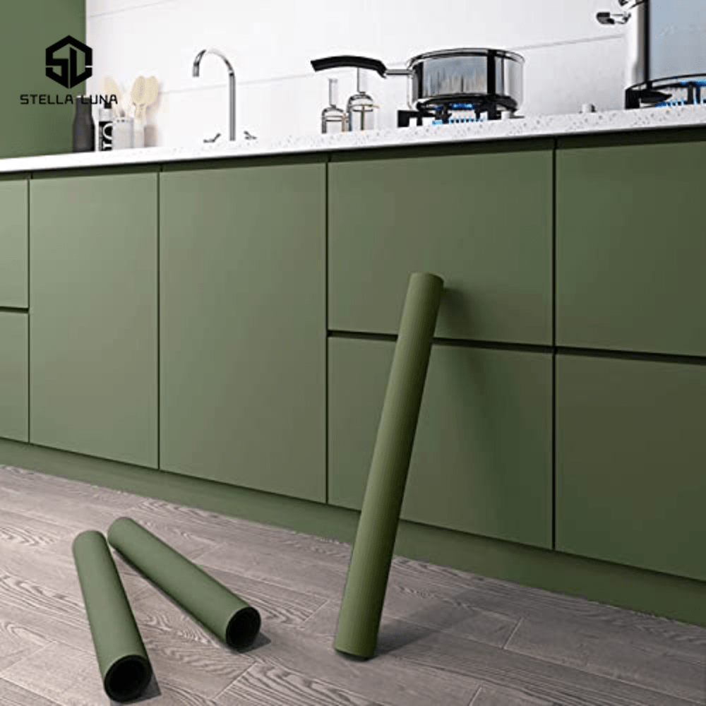 STELLALHUO Embossed Wallpaper, Easy to Apply, Waterproof