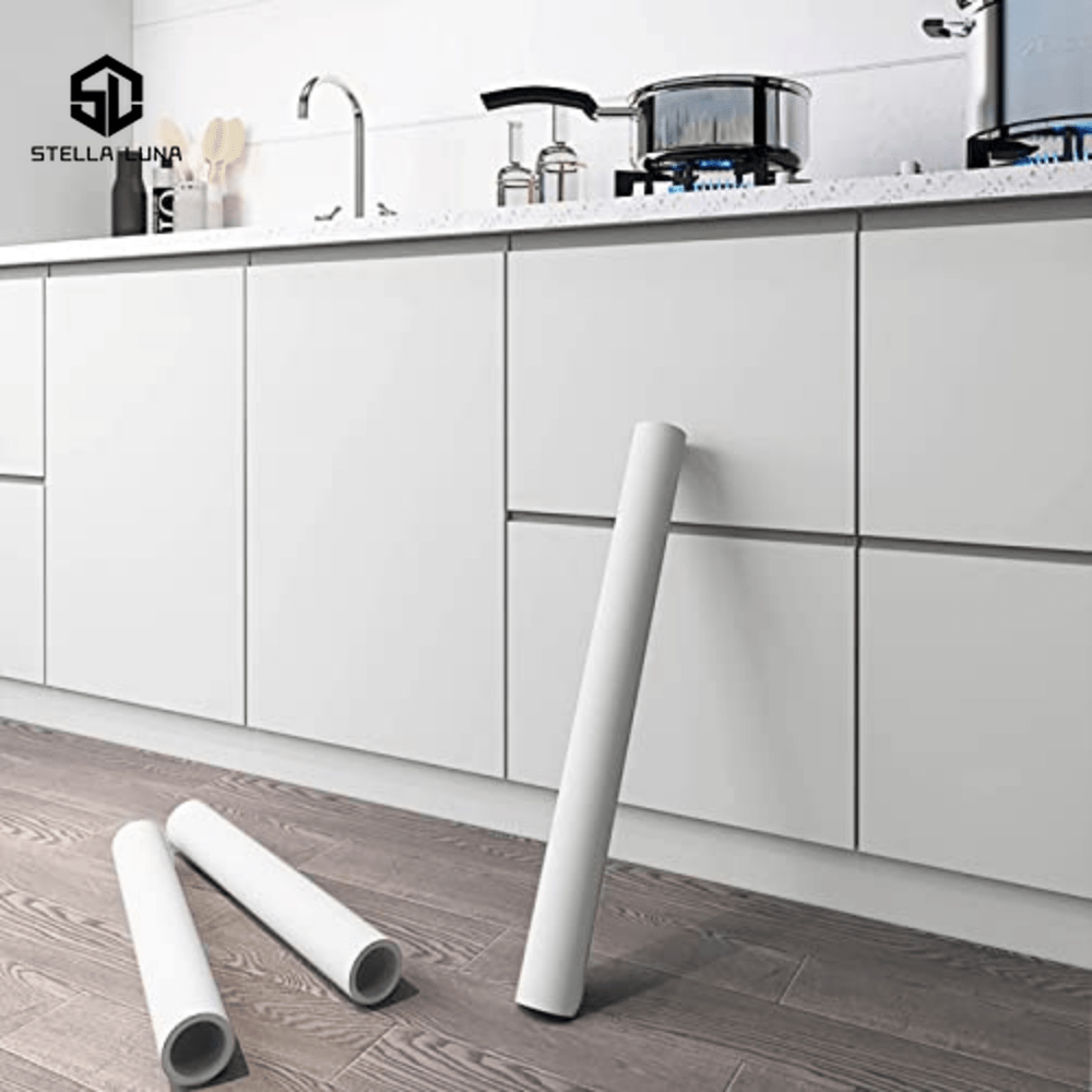 STELLALHUO Embossed Wallpaper, Easy to Apply, Waterproof