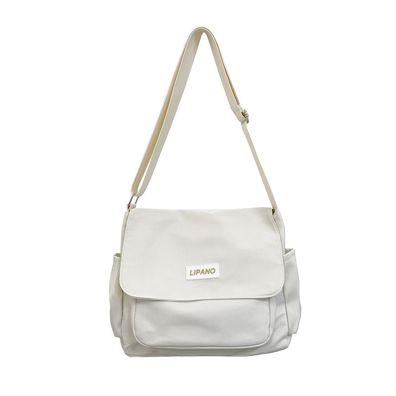 Men's Canvas Crossbody Bag, Spacious, Convenient for Laptop