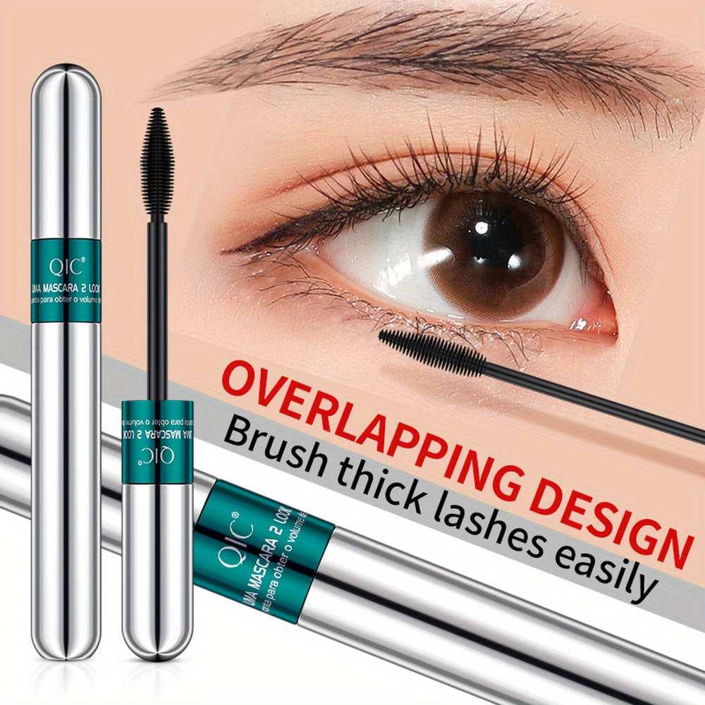 2-Head Mascara, Long, Thick, Smudge-Proof, Super Long-Lasting Curling