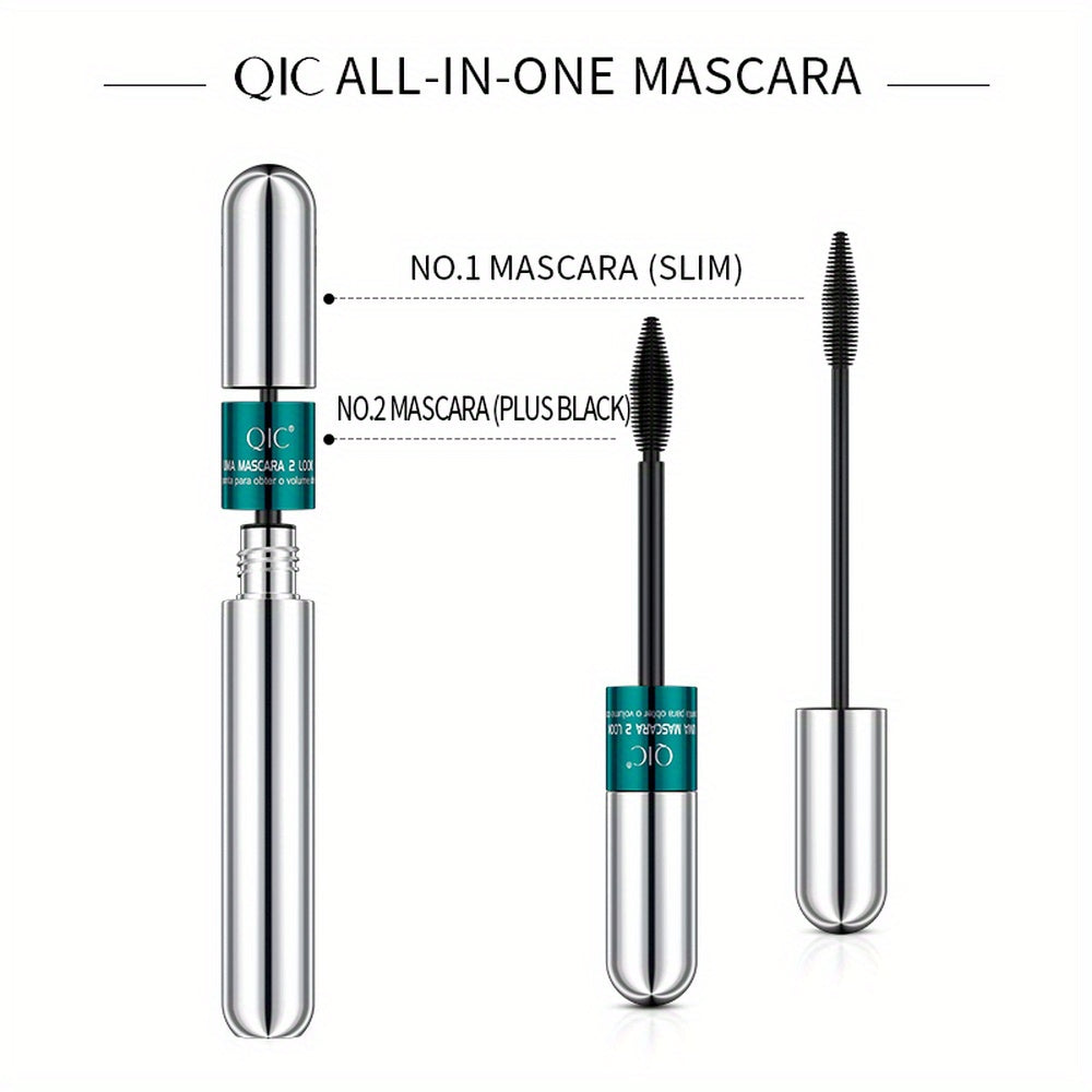 Mascara 2 Đầu Dài Dày, Chống Trôi, Cong Mi Siêu Lâu