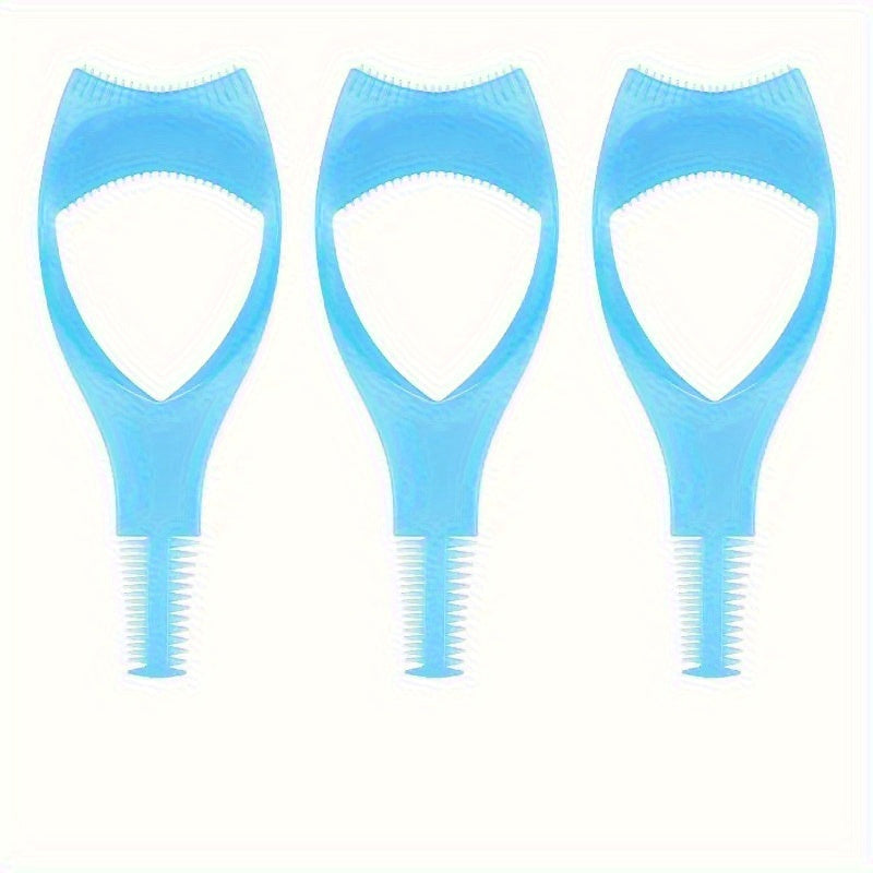 Set of 3 Professional Mascara Tools for Upper and Lower Lashes