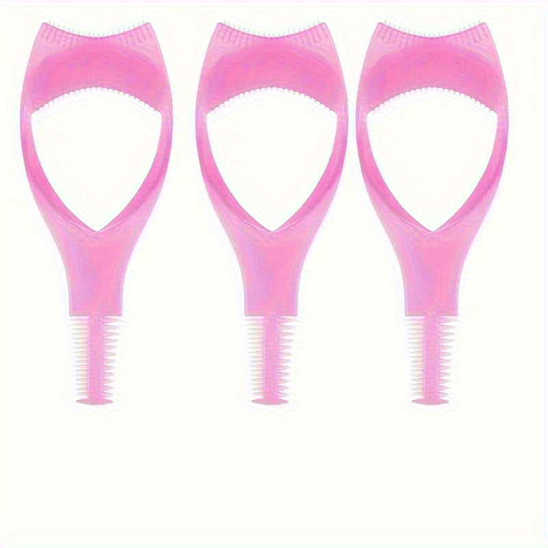 Set of 3 Professional Mascara Tools for Upper and Lower Lashes