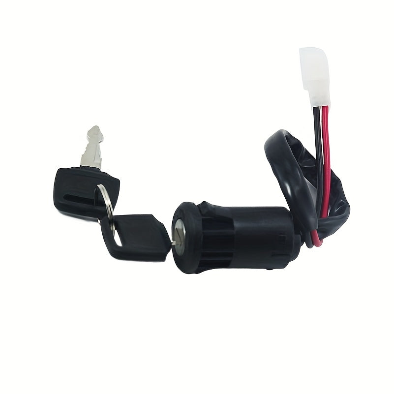 Key for a 2 Wire Plug Ignition Lock Switch Suitable for Motorcycles, Electric Mini Motos, Dirt Bikes, And Go-Karts.