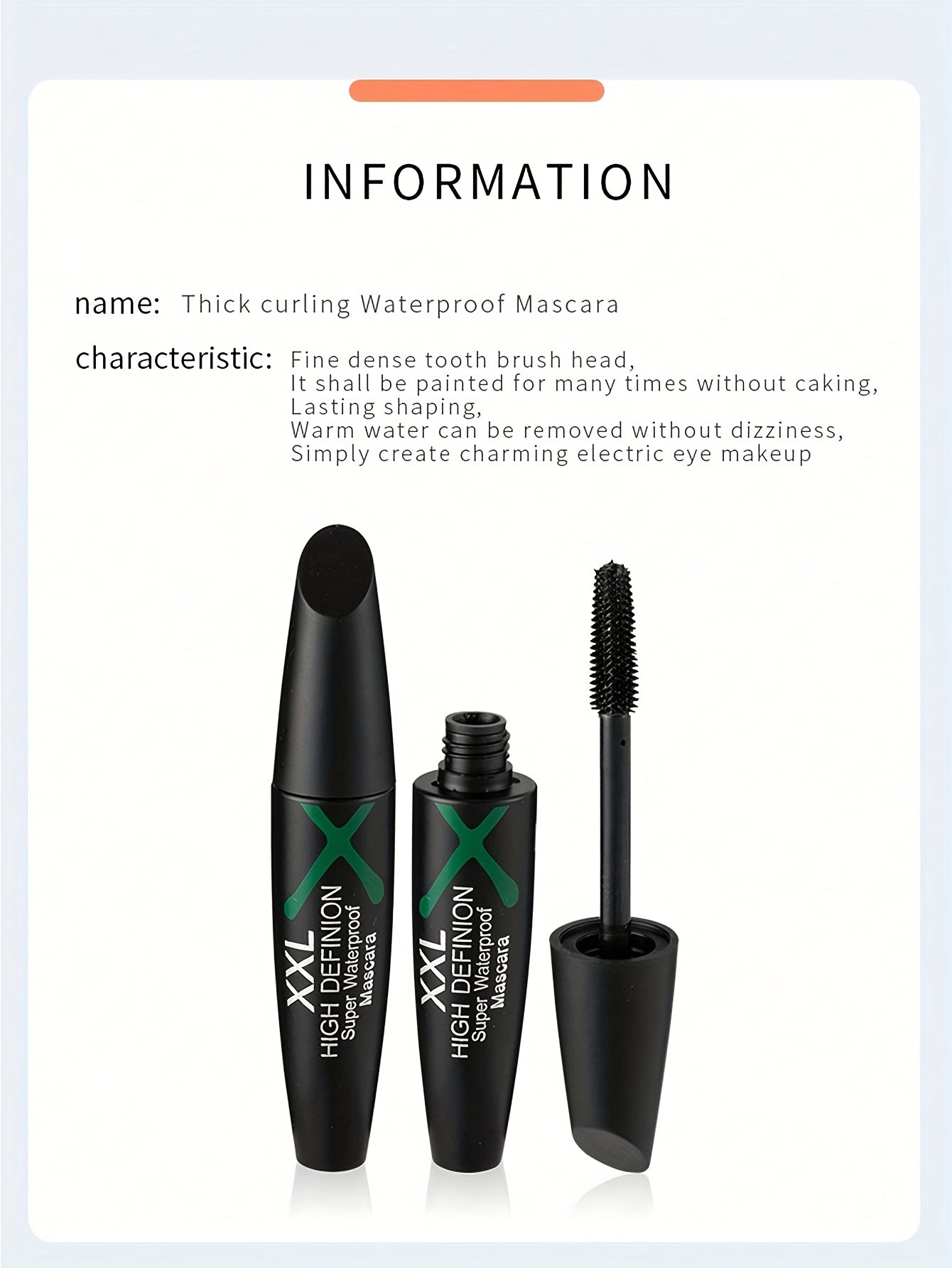 4D Super Waterproof Long Lashes Mascara - Buy 1 Get 1 Free