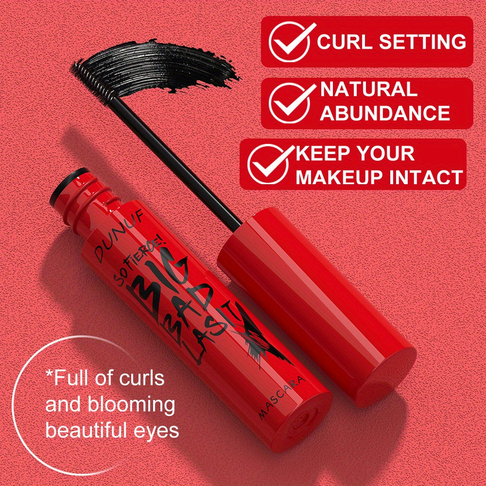 Long &amp; Thick Lashes: Waterproof Mascara, Smudge-Free Black