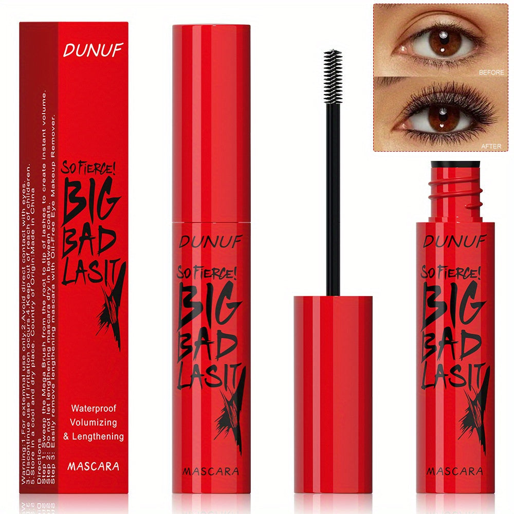 Long &amp; Thick Lashes: Waterproof Mascara, Smudge-Free Black