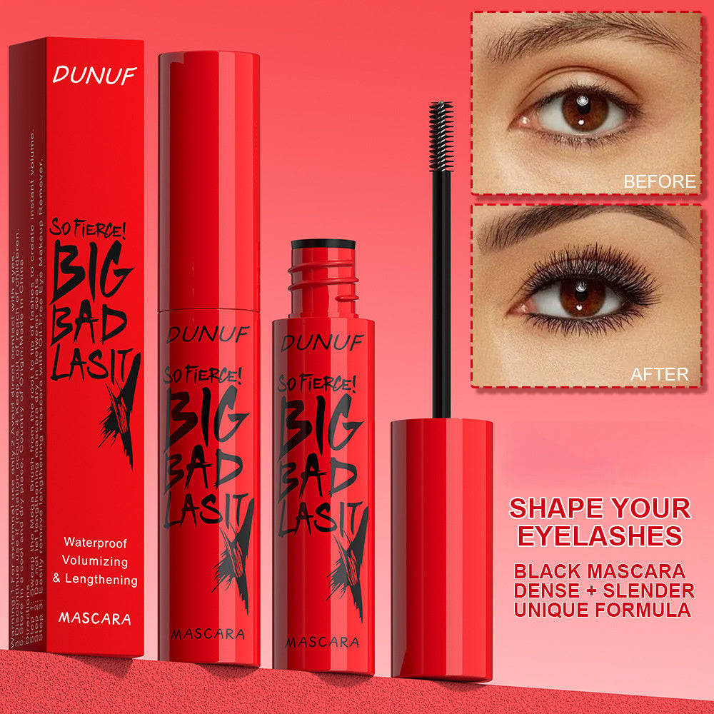 Long &amp; Thick Lashes: Waterproof Mascara, Smudge-Free Black