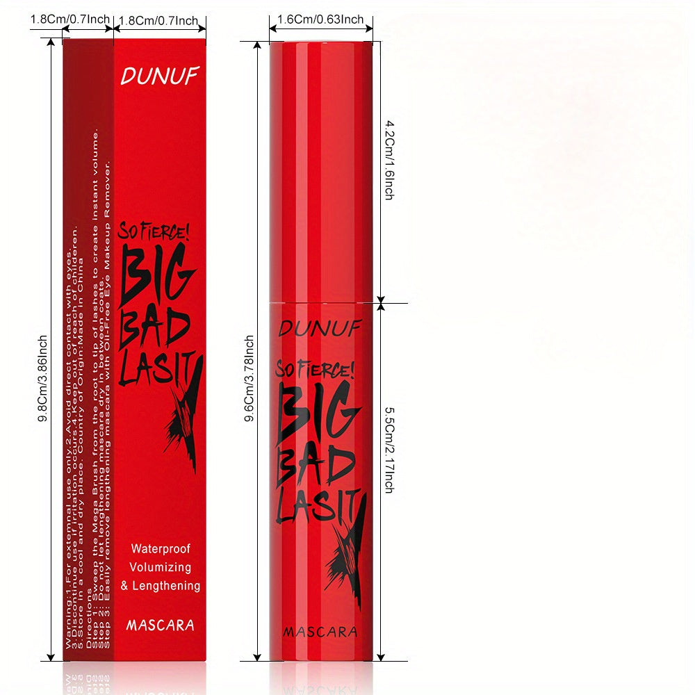 Long &amp; Thick Lashes: Waterproof Mascara, Smudge-Free Black