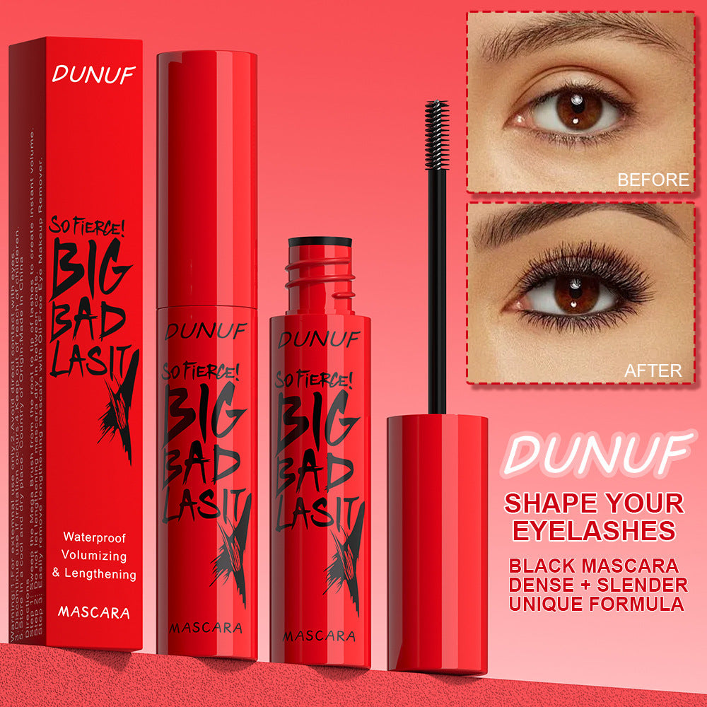 Long &amp; Thick Lashes: Waterproof Mascara, Smudge-Free Black