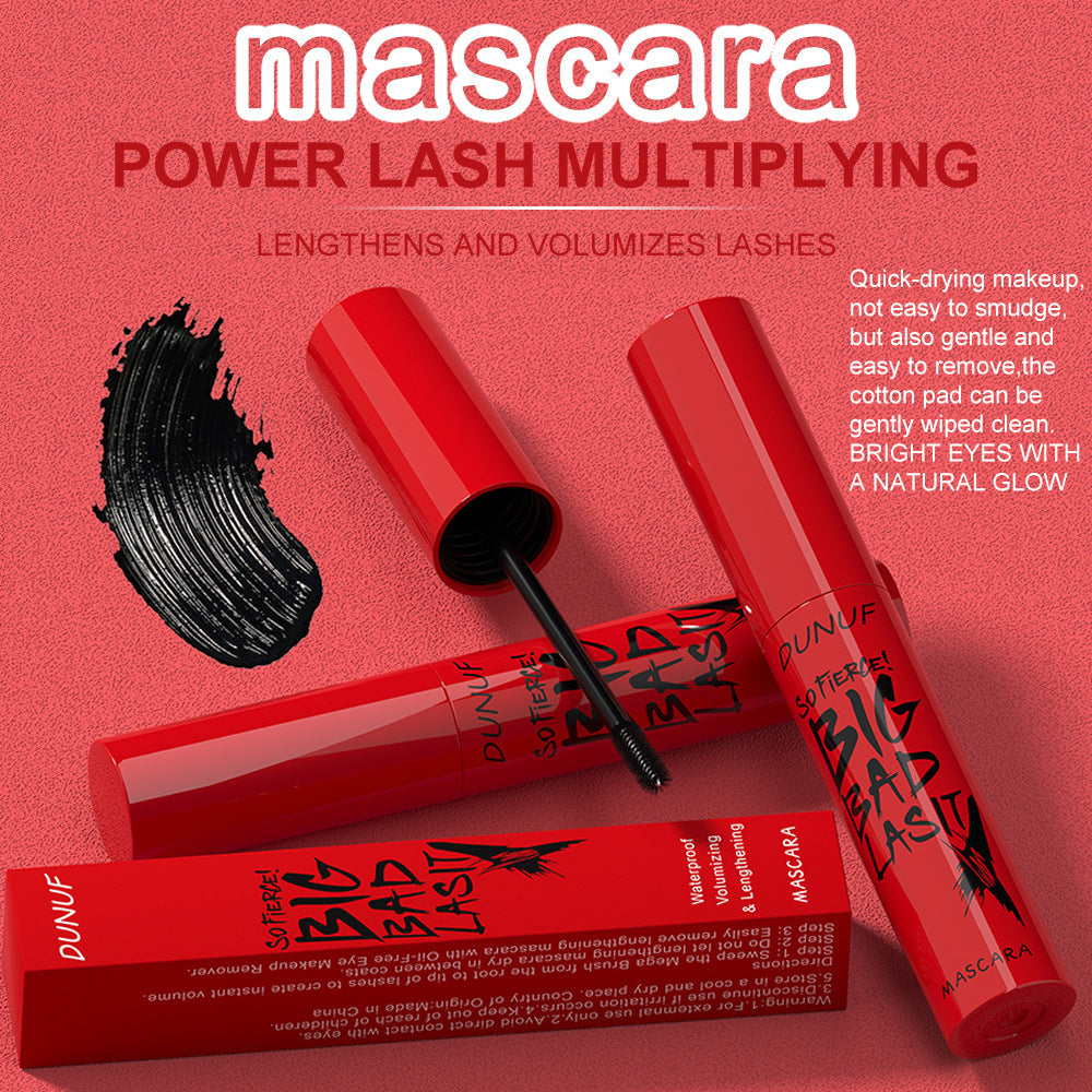 Long &amp; Thick Lashes: Waterproof Mascara, Smudge-Free Black