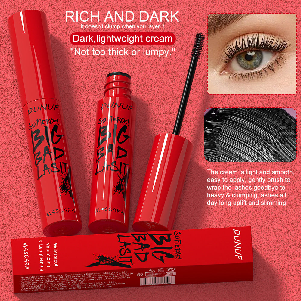 Long &amp; Thick Lashes: Waterproof Mascara, Smudge-Free Black
