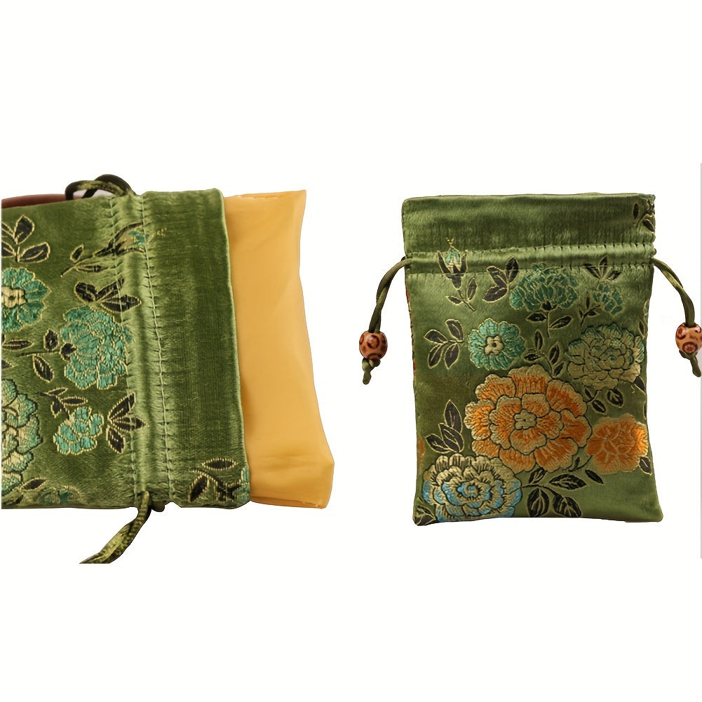 Multi-purpose Embroidered Cloth Bags 10 Pieces - For Gifts &amp; Jewelry