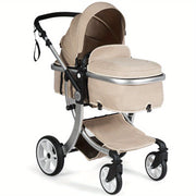 Gymax 2in1 Stroller &amp; Cradle - Aluminum Frame, Foldable, Safe