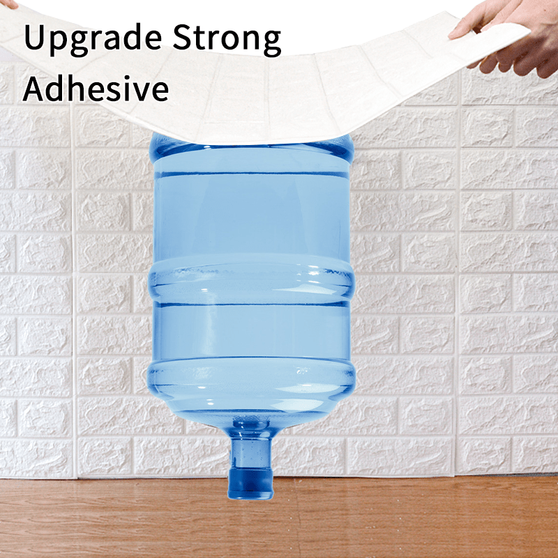 3D Self-Adhesive Waterproof Foam Brick Wallpaper