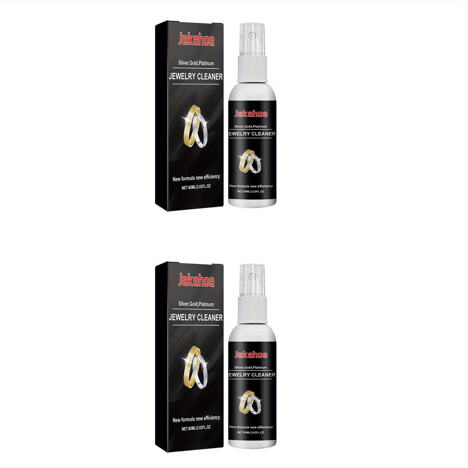 Gold and Silver Jewelry Cleaning Solution 60ml