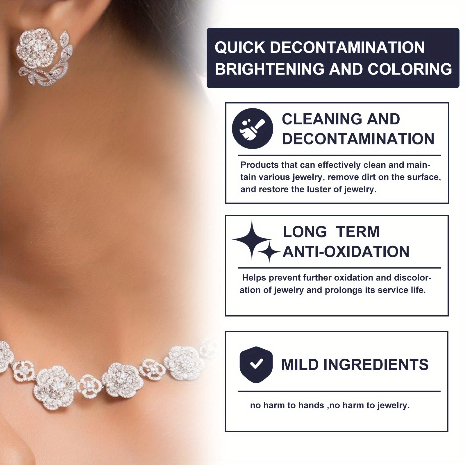 Gold and Silver Jewelry Cleaning Solution 60ml