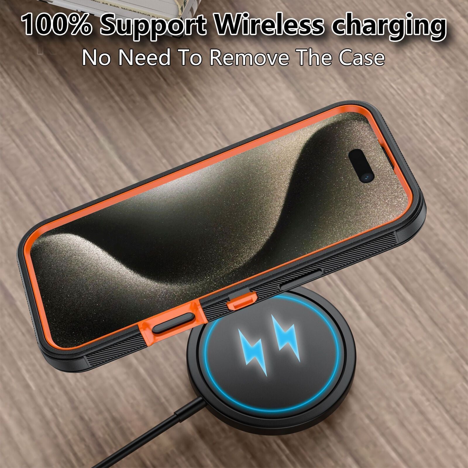 3-Layer Shockproof Case + Tempered Glass iPhone 16