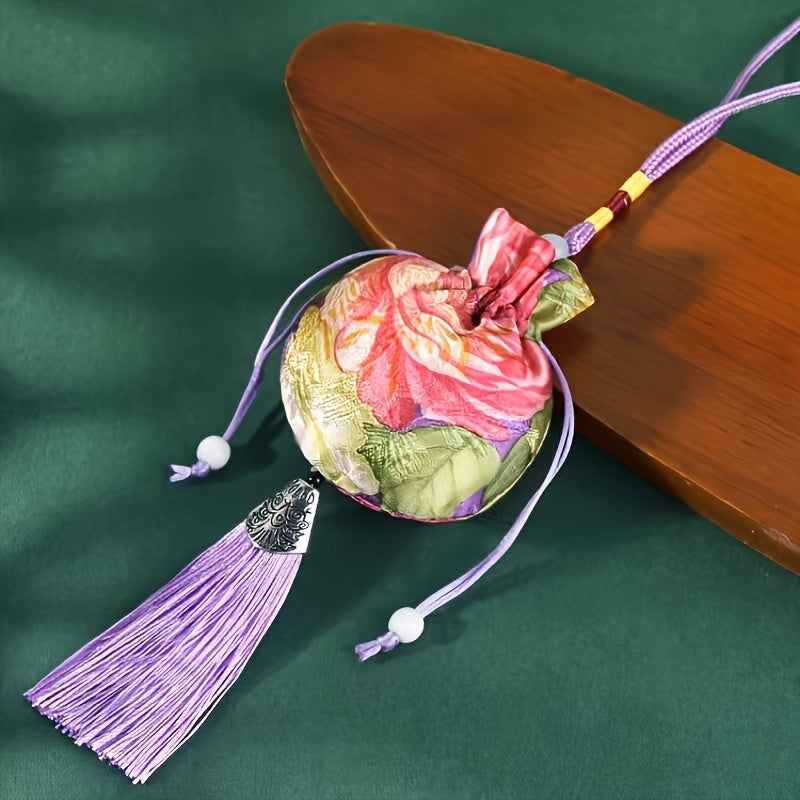 A Set of 10 Chinese Brocade Coin Pouches, Featuring Drawstring Jewelry Gift Bags, Candy Sachets, Spice Bags, And Decorative Bags for Home And Car Use.