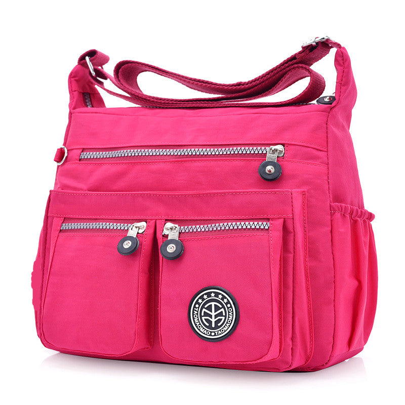Women's Crossbody Bag Lightweight Nylon Fabric Fashionable and Active