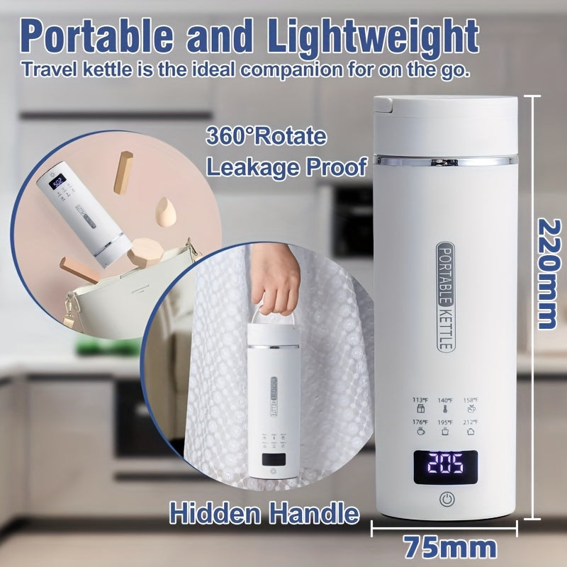 Ấm Đun Siêu Tốc Du Lịch 400ml - Đa Nhiệt An Toàn