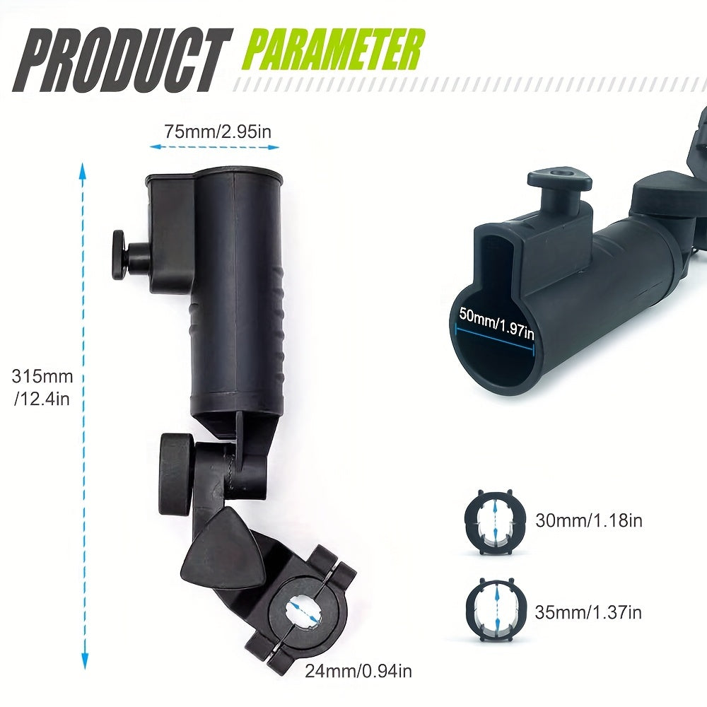 Multi-Function Umbrella Holder for Golf Bags &amp; Bicycle Strollers