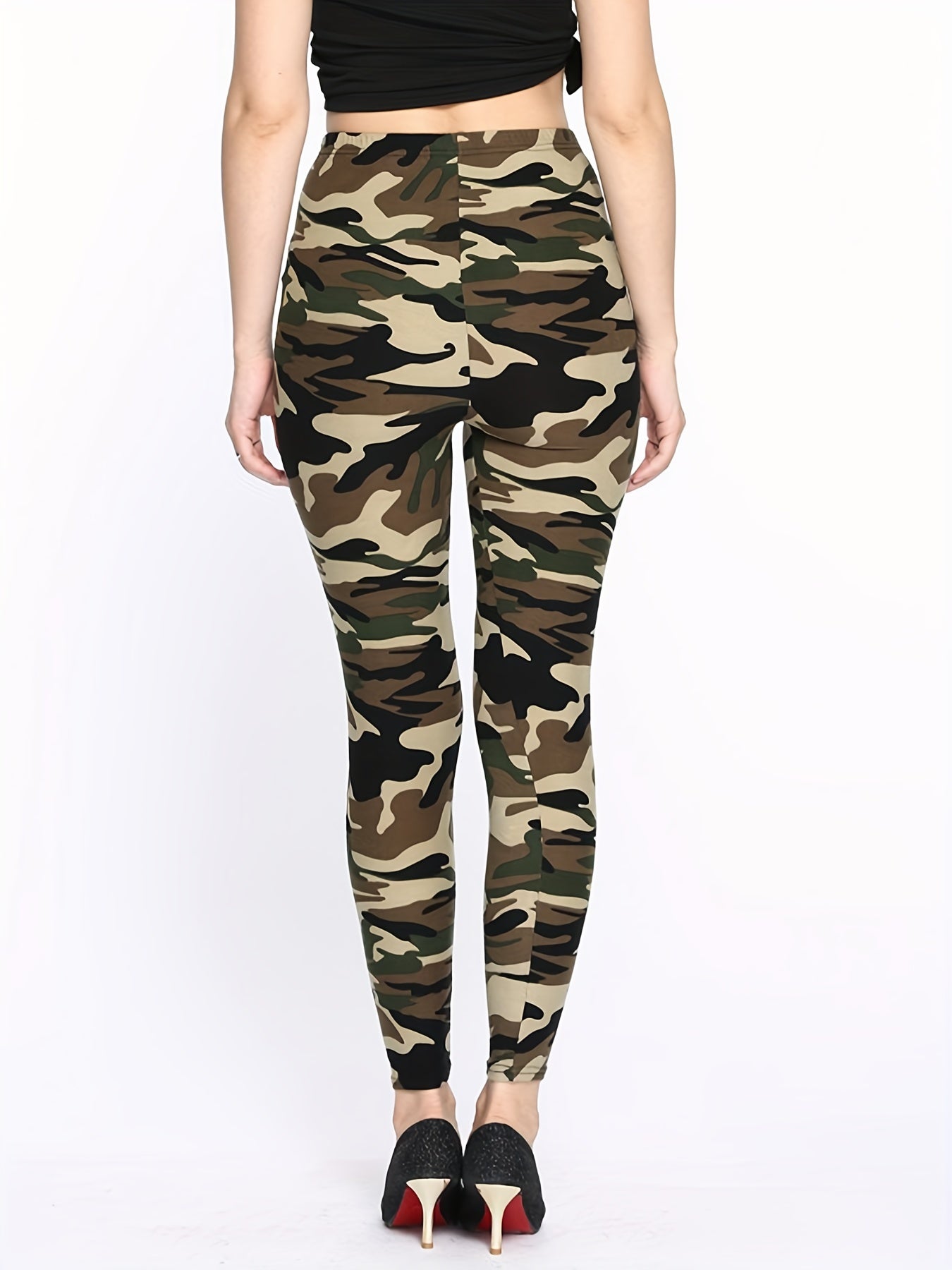 [Floral Leggings] High Waist Floral Printed Women's Leggings | Casual Sweatpants Pants - Daisan Mart