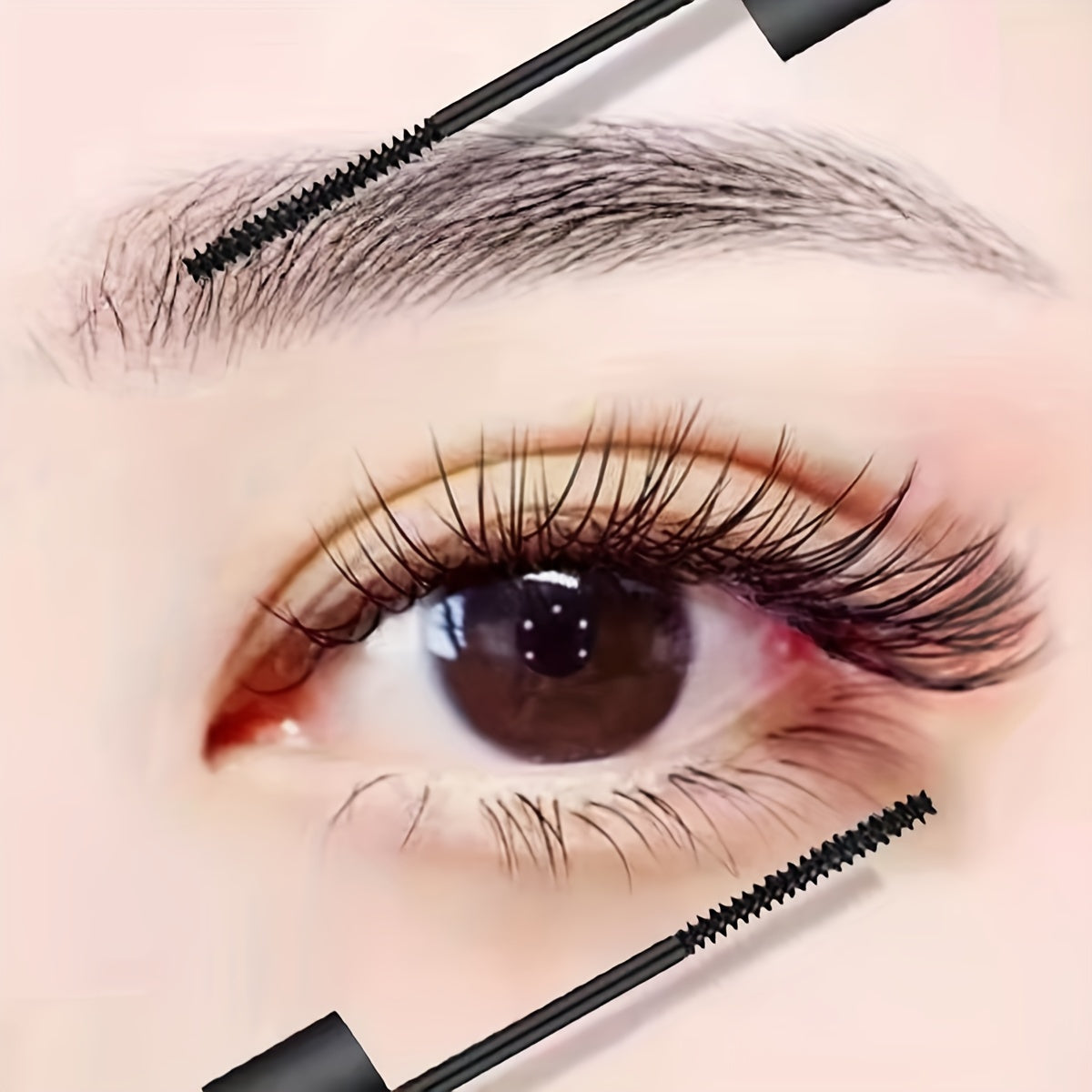 Mascara 3pcs Thin Brush Long Thick Curly Lashes No Smudge