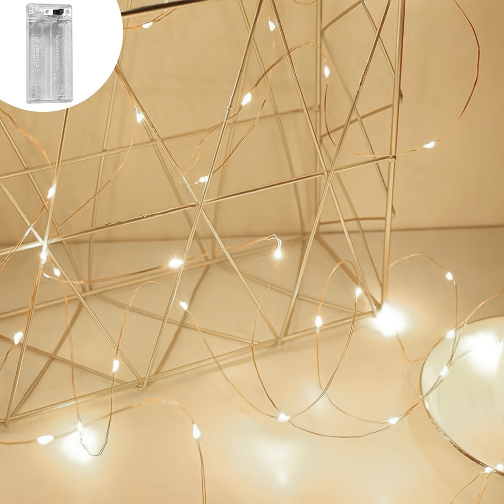 Copper LED String Lights for Christmas and Wedding Decoration