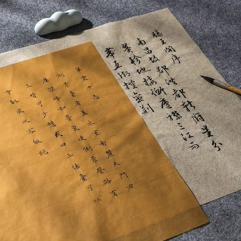 40 Sheets Premium Handmade Rice Paper - Ultra-Thin, Durable &amp; Versatile for Calligraphy, Painting, Crafts - Ideal for Artists &amp; Hobbyists, Craft Supplies|Ultra Thin Paper|Detailed Texture