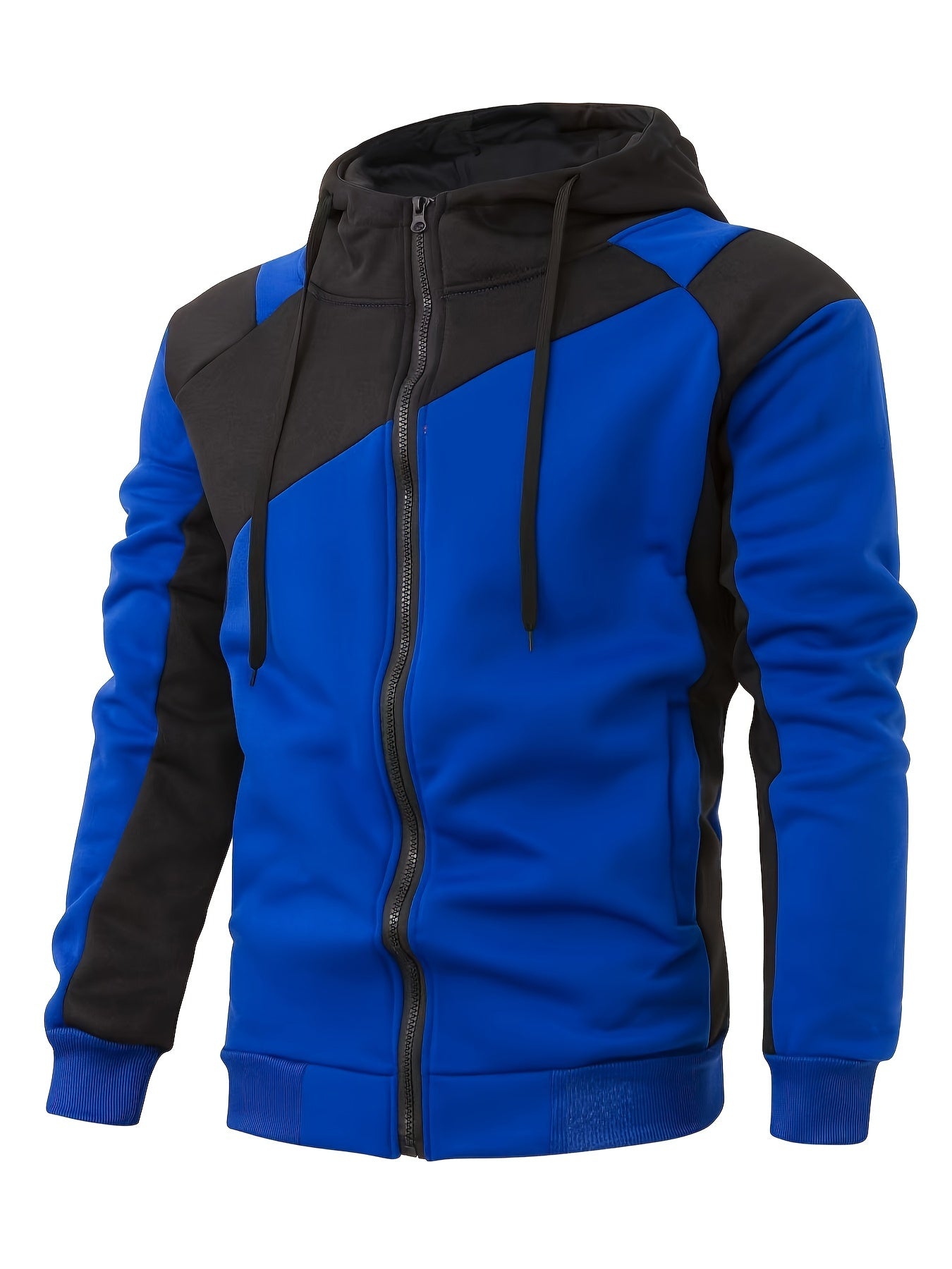 Áo Khoác Nam Varsity Phối Màu Có Nón Lót Lông Ấm - Daisan Mart