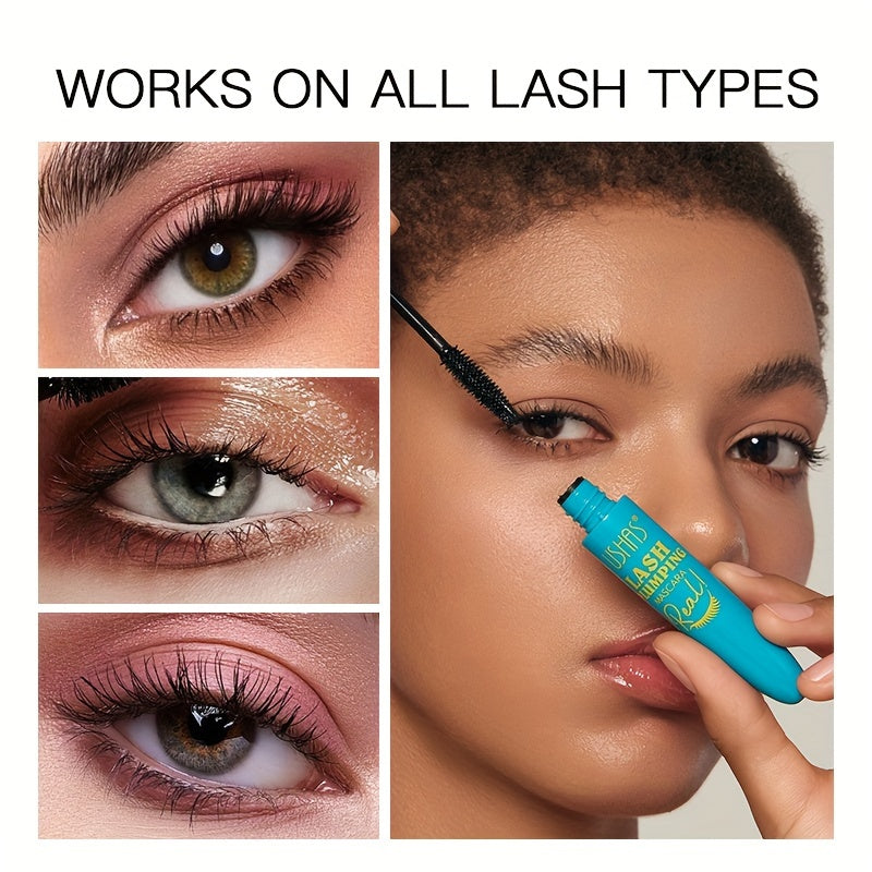 Ushas Big Lash Mascara - Dark Black, Long &amp; Curly, Smudge-Proof