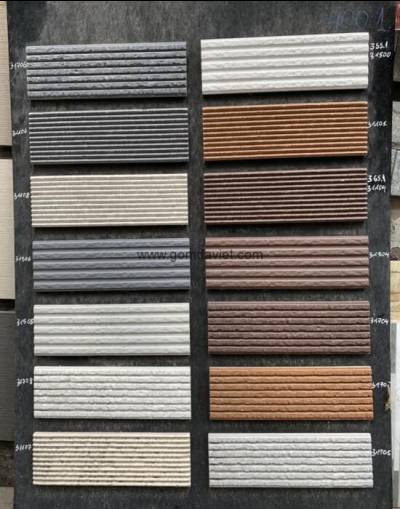 Gạch Ngoại thất 15501 kt 15x50  màu kem