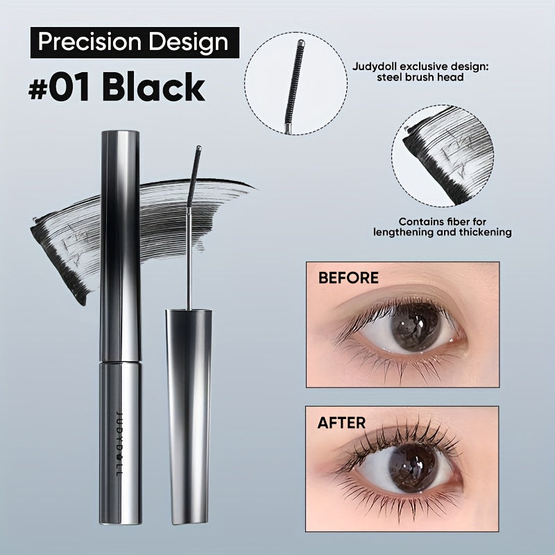 Mascara Uốn Mi 3D Judydoll - Đen Nâu, Dài Cong Tự Nhiên