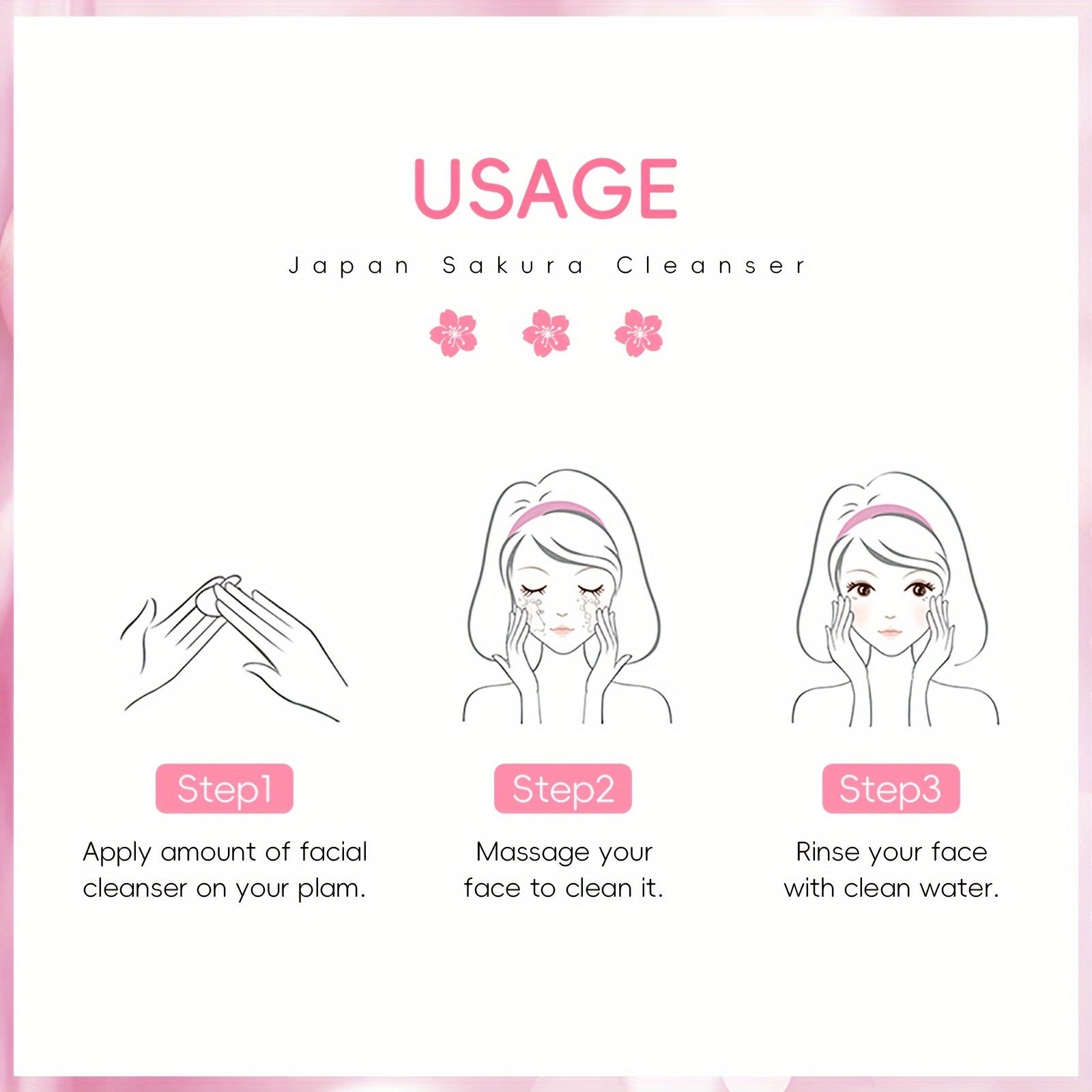 Sakura Cleanser 100ml - Dưỡng Ẩm & Sạch Sâu