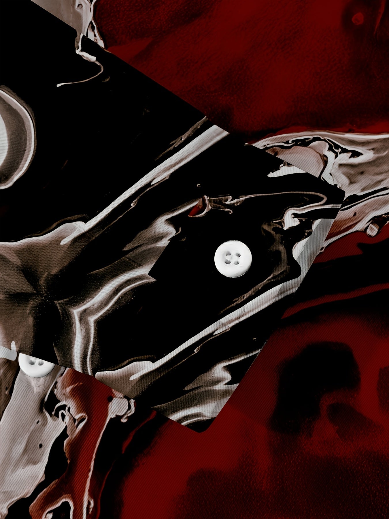 Áo Sơ Mi Nam Dài Tay In Họa Tiết Ngẫu Nhiên Cá Tính