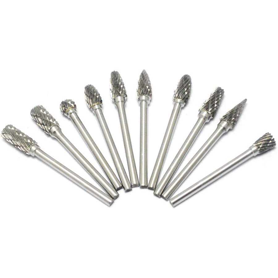 Bộ 10 Mũi Mài Hợp Kim Đôi Cho Dremel Đa Năng - Daisan Mart