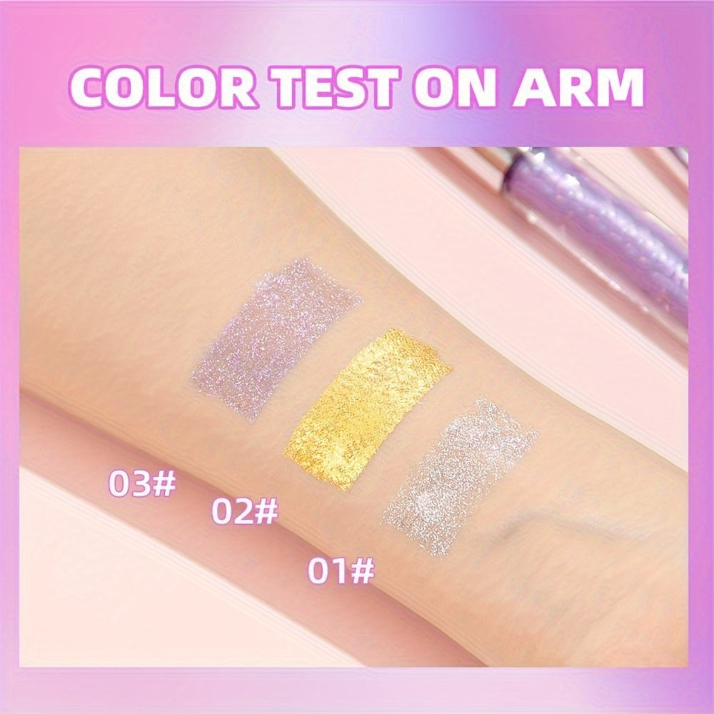 Waterproof Gold Glitter Mascara - Long Lasting, Smudge-Free