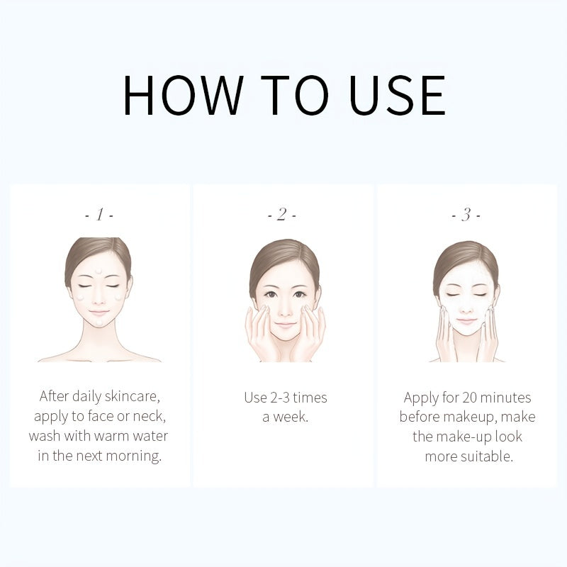 Seaweed Sleeping Mask 15 Pieces Oil Control Travel