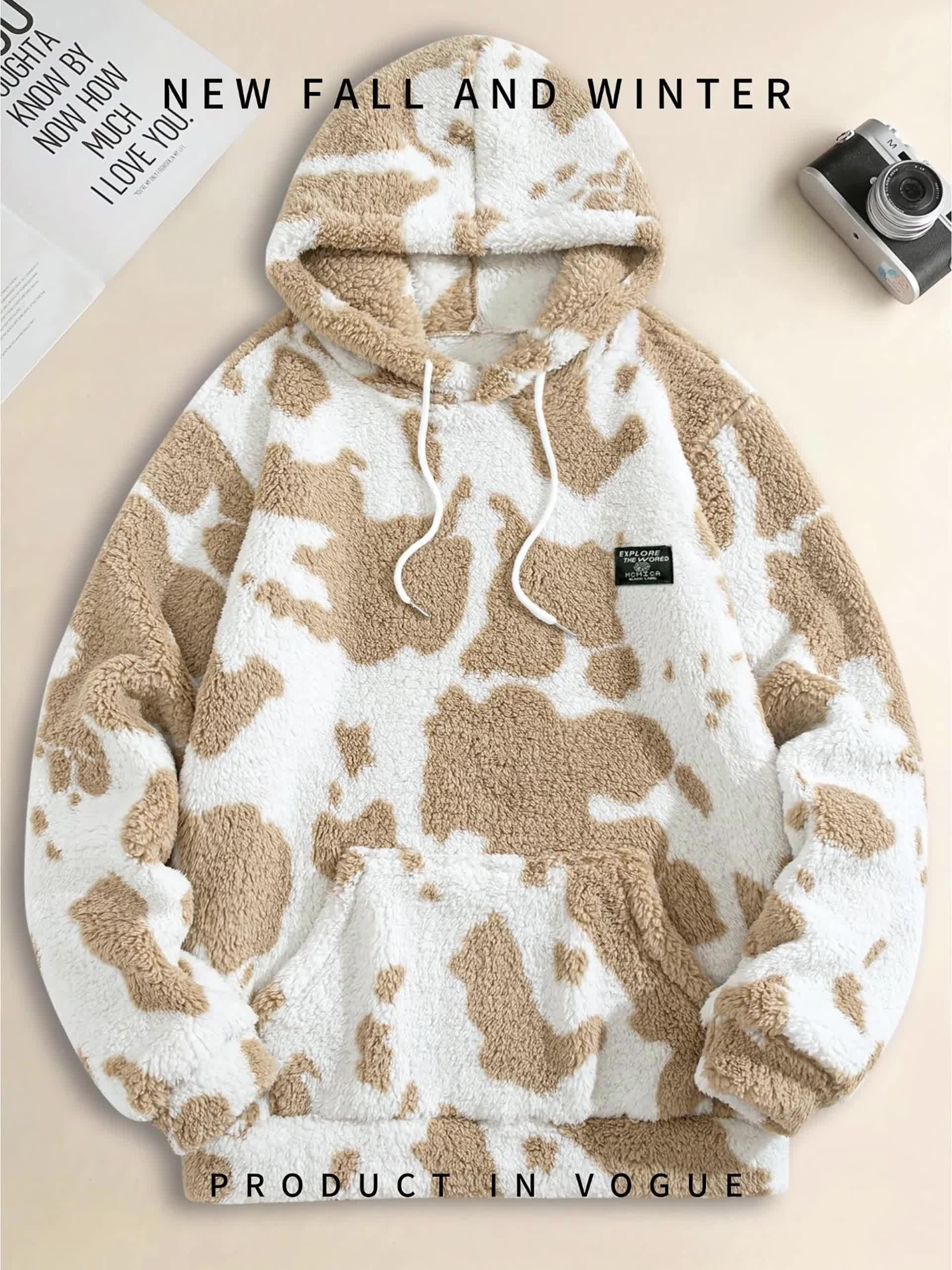 Warm, Sporty, Dynamic Cow Hoodie