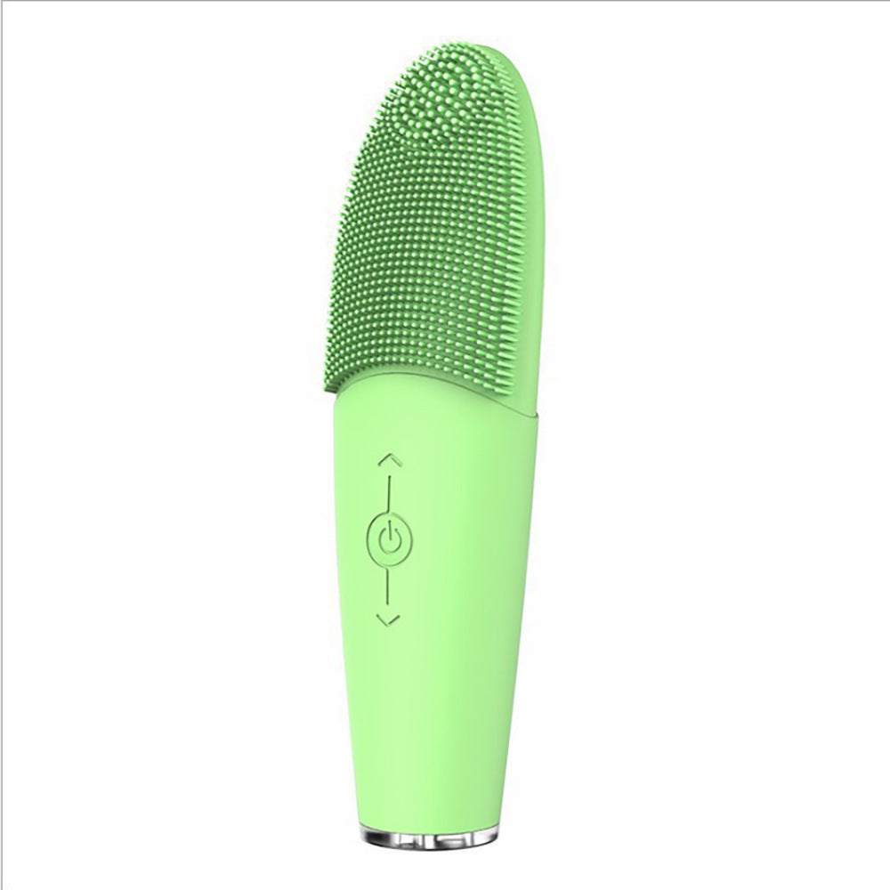 Waterproof Ultrasonic Vibrating Hot Silicone Facial Cleanser
