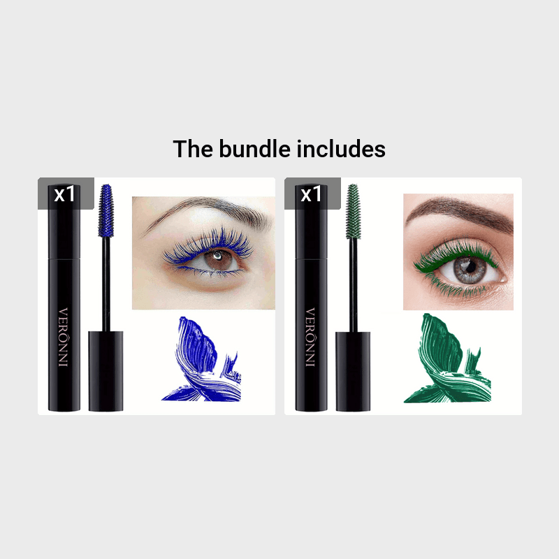 5 Color Mascara - Long, Curly, Long-Lasting for Festivals