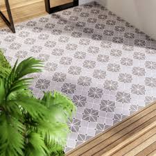 Checkered gray garden tiles DGS 3052 size 30x30