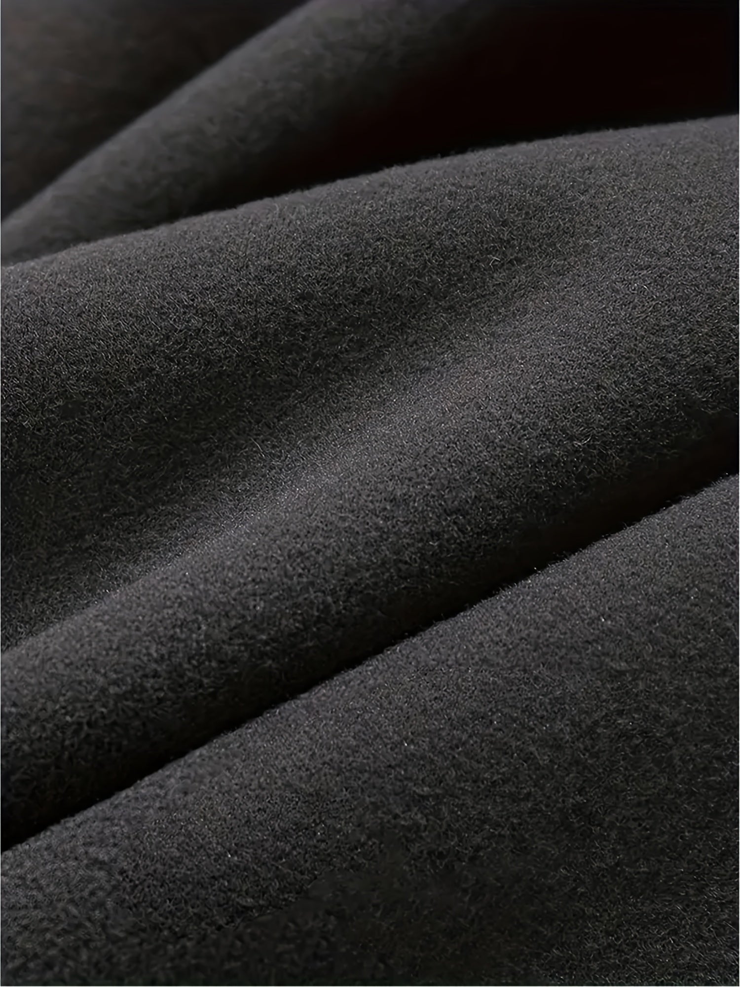 Women'S High-Waisted Pants with Plush Lining - Soft Stretch Tights, Elastic Waistband & Solid Black for, Casual Wear, All-Season Comfort, Leggings, Attire, Sleek Design, Smooth Texture